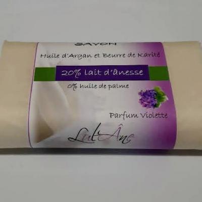 Savons au lait d anesse violette 20 de lait